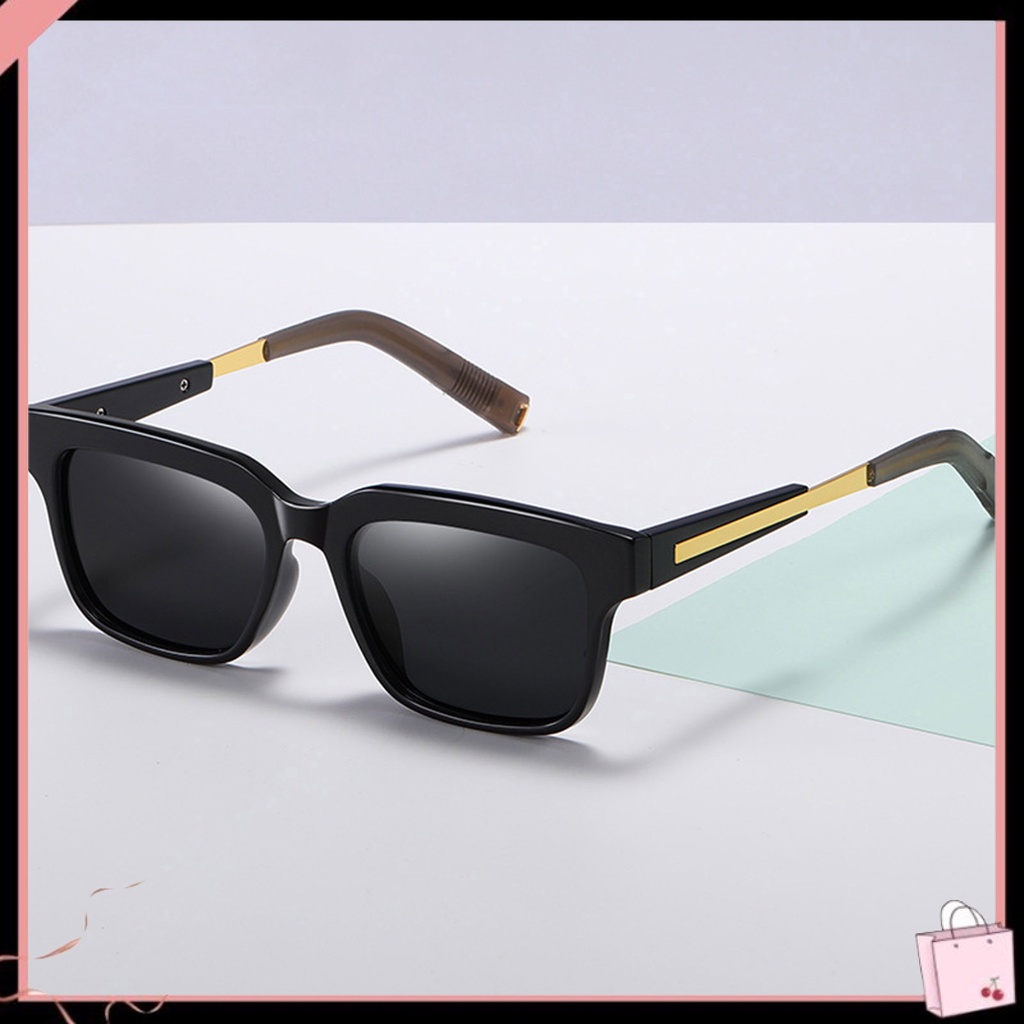 Kính Mát Gọng Vuông Chống Tia UV400 Trong Suốt Dành Cho Nam Nữ