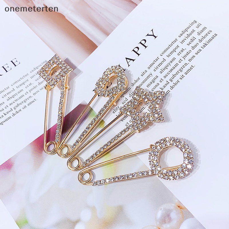 Rten Ghim Cài Áo Khoác Cardigan Sweater Trang Trí Đá Giả Kim Cương Đơn Giản Thời Thượng Dành Cho Bạn Nữ n