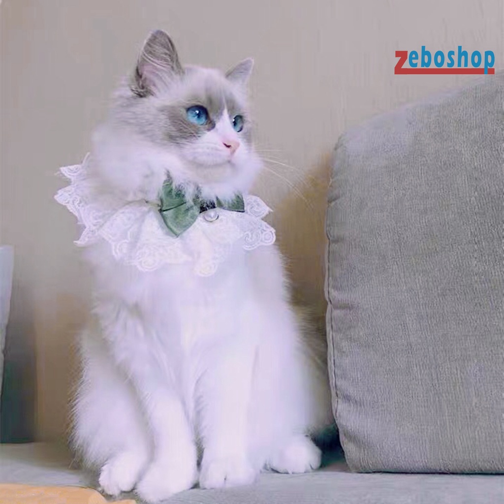 Vòng Cổ Đính Nơ Dễ Thương Quyến Rũ Dành Cho Thú Cưng