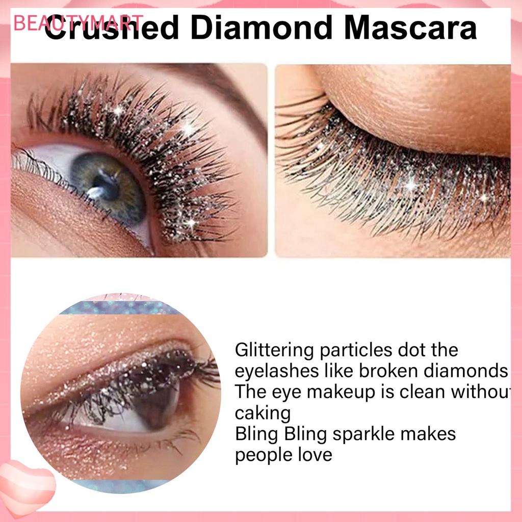 Mascara beautymart 8ml Nhanh Khô Chống Thấm Mồ Hôi Chống Nhòe Trang Điểm Dài Dày Và Cong Lông Mi