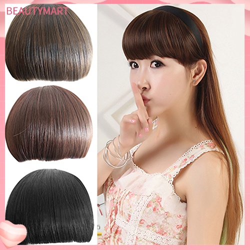 Tóc Mái Giả Thẳng Dài Có Kẹp Dành Cho Nữ