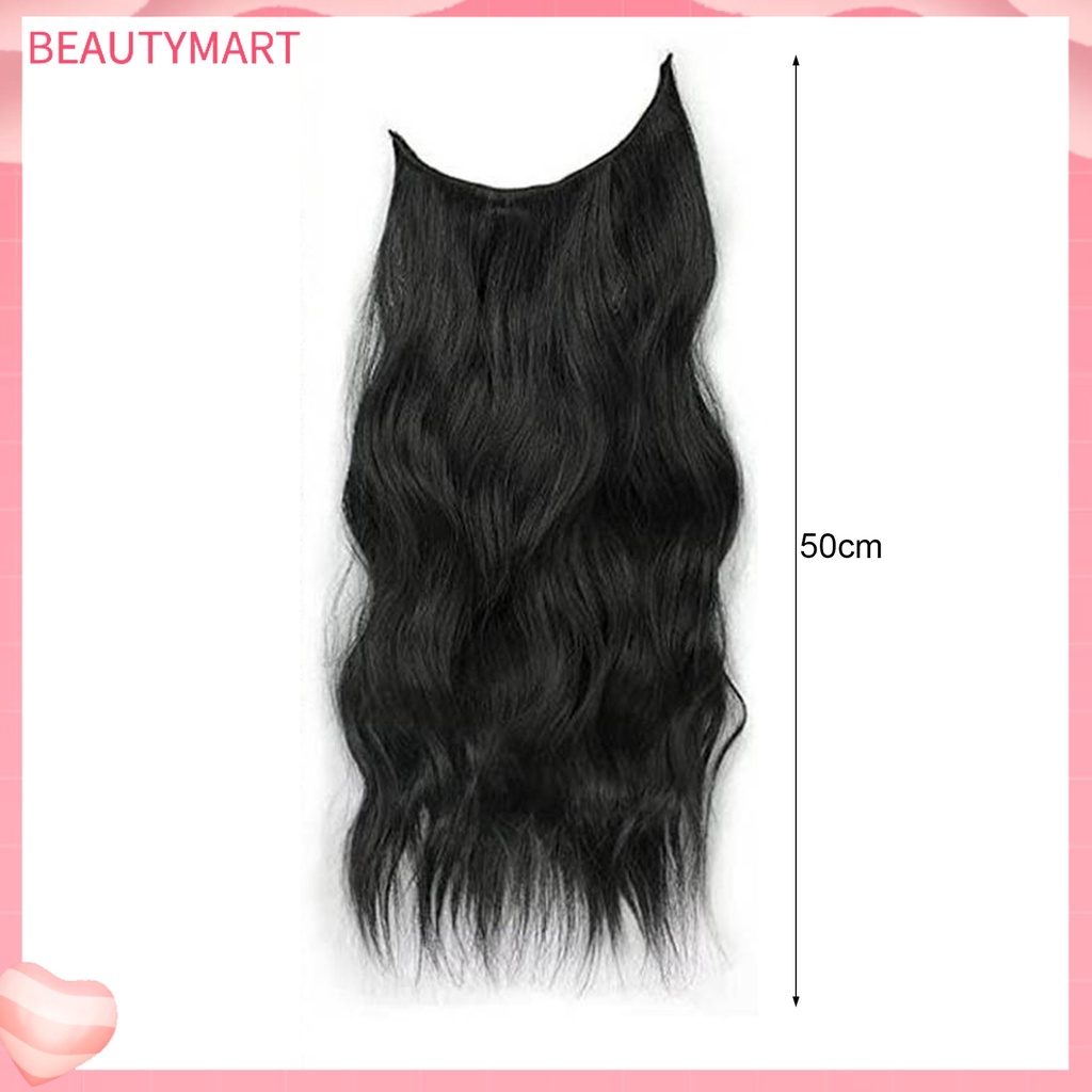 [beautymart] Tóc Giả Xoăn Dày Tự Nhiên Không Để Lại Dấu Vết Phong Cách Âu Mỹ Cho Nữ Sử Dụng