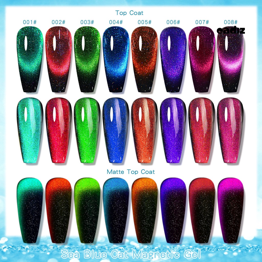 Sơn Móng Tay Gel UV Nhanh Khô Tạo Hiệu Ứng Mắt Mèo Lấp Lánh 8g