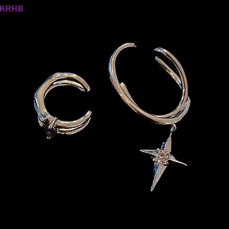 Khuyên Tai Dạng Kẹp Đính Đá Zircon Tím Thời Trang Mới