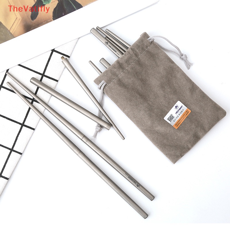 [Thevalifly] Dụng Cụ Ăn Uống Bằng Titan Gấp Được Di Động Cho Nhà Bếp Cắm Trại Ngoài Trời