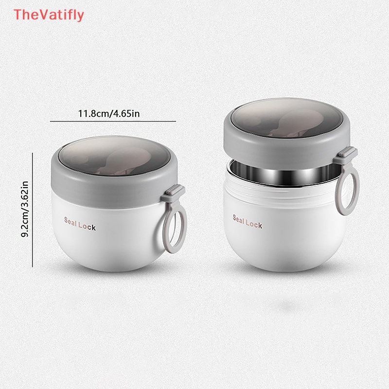 Hộp Đựng Thức Ăn Giữ Nhiệt Bằng Thép Không Gỉ 600ML