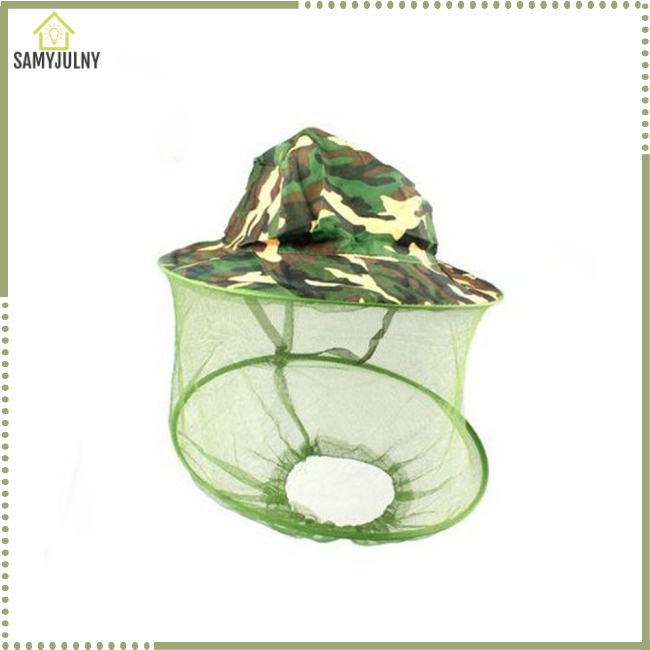 Mũ Che Mặt Chống Muỗi Và Côn Trùng Họa Tiết Rằn Ri