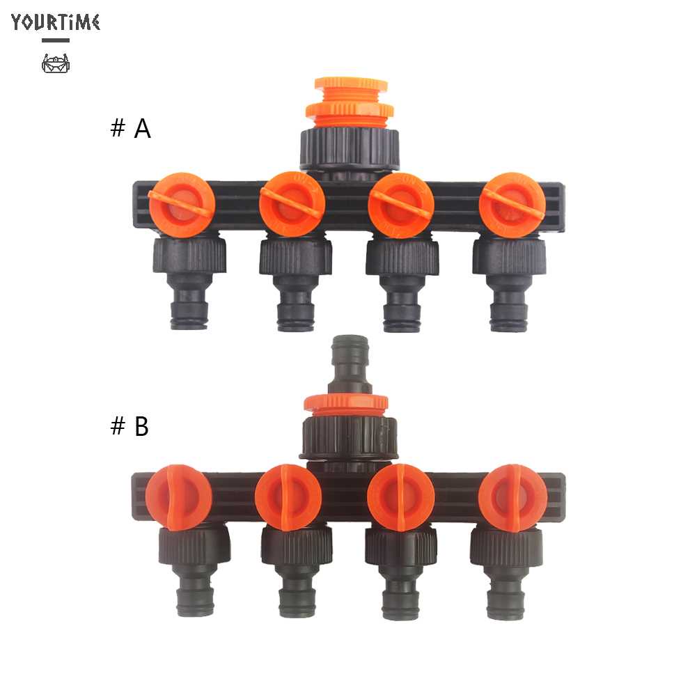 Dụng Cụ Chia Ống Nước 4 Hướng Có Thể Tháo Rời Tiện Dụng Cho Sân Vườn