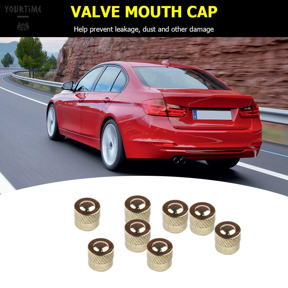 Nắp Van Bánh Xe Hơi Chống Bụi Bằng Đồng