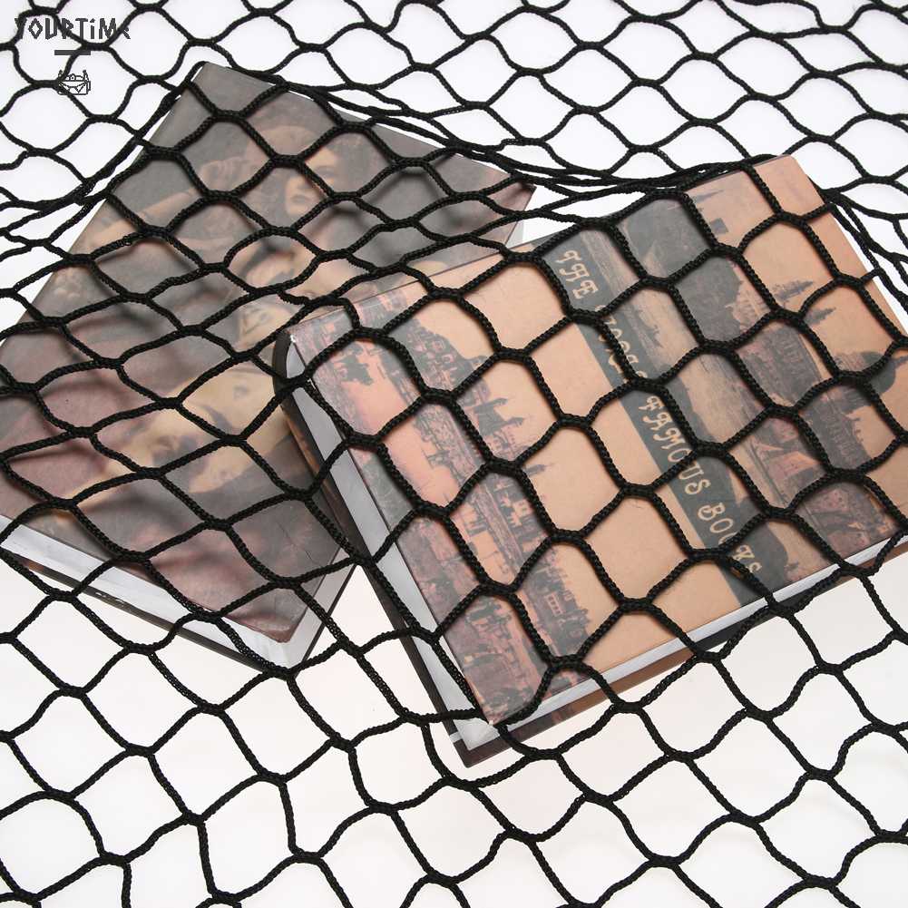 Lưới Giữ Đồ Co Giãn 4 Móc Gắn Phía Sau Xe Hơi