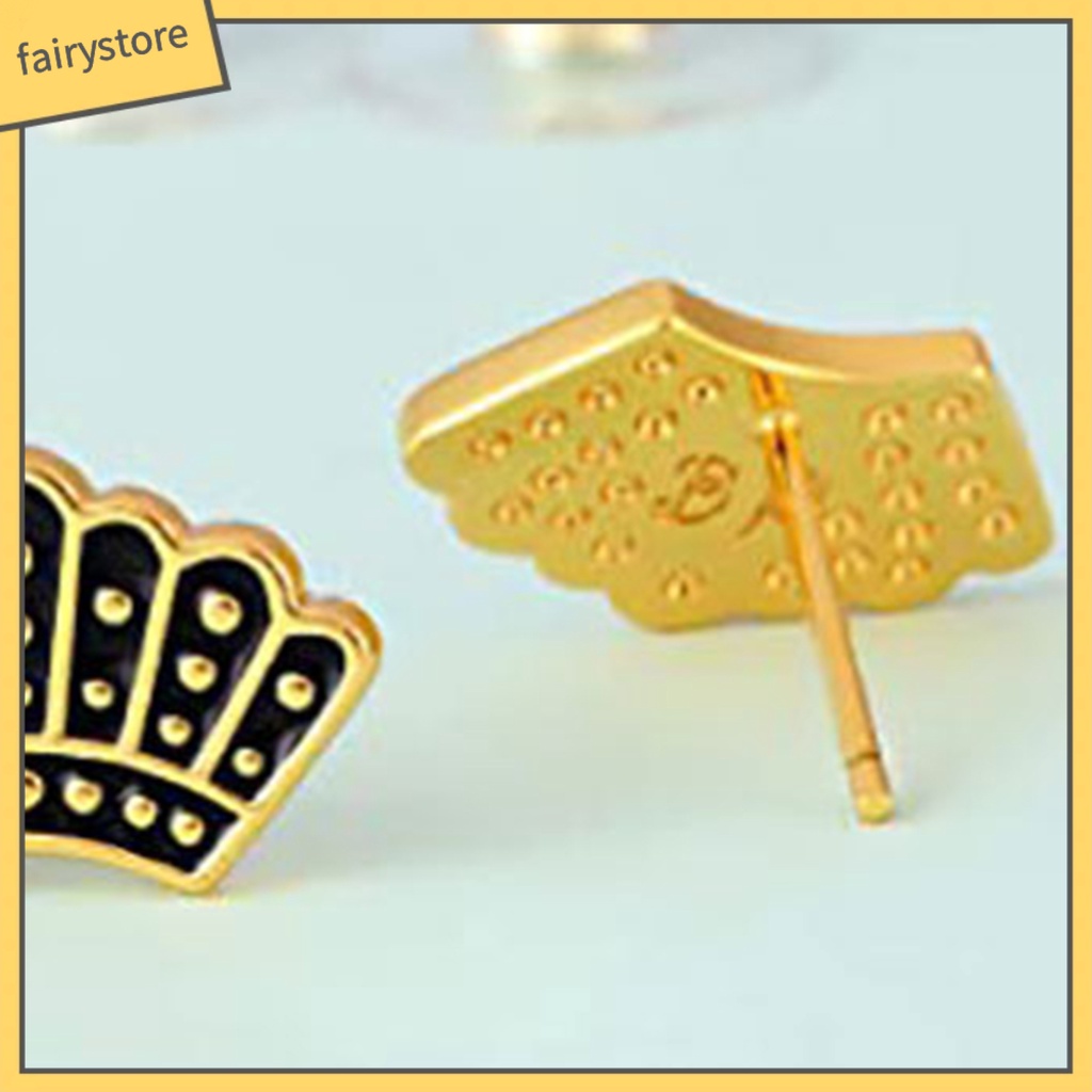 1 Đôi Bông Tai Hình Quạt Thời Trang Dành Cho Nữ