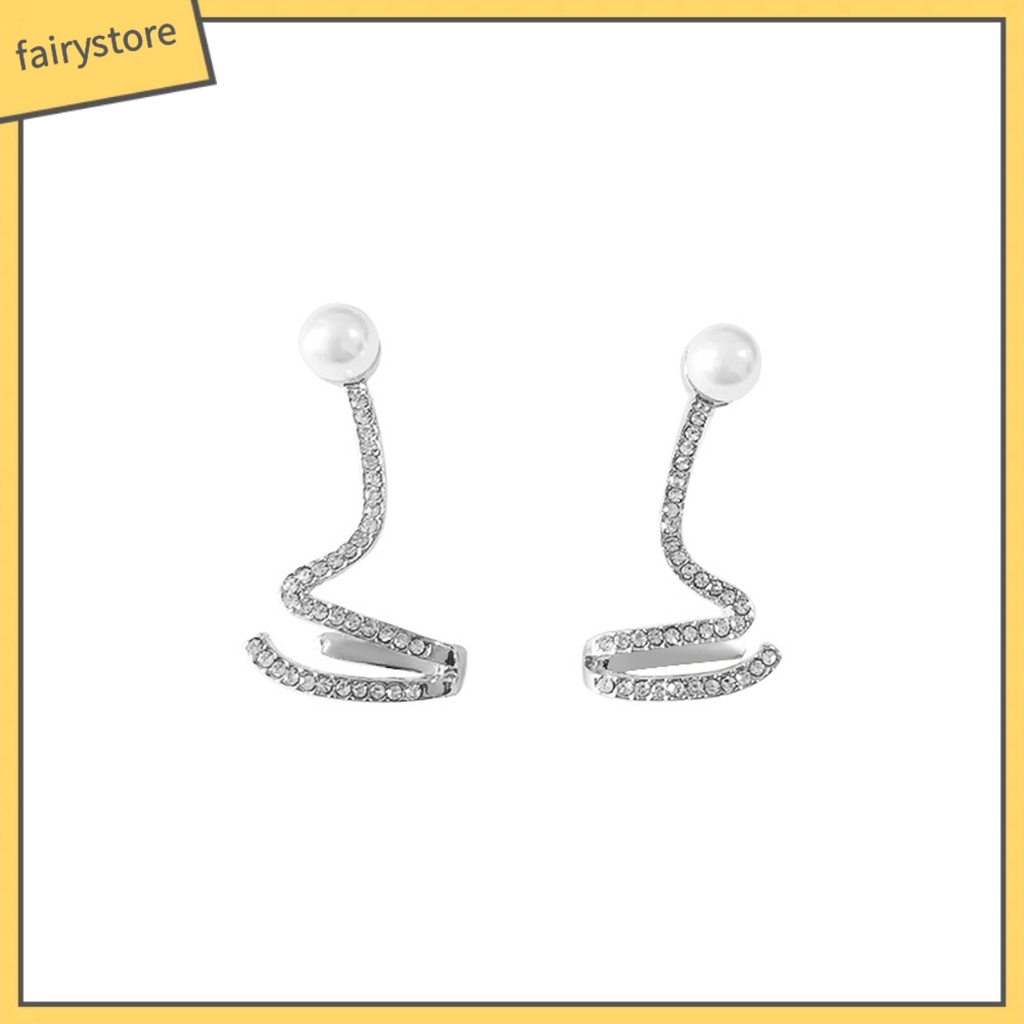 1 Đôi Bông Tai Lấp Lánh Thanh Lịch Thời Trang Hàng Ngày Cho Nữ