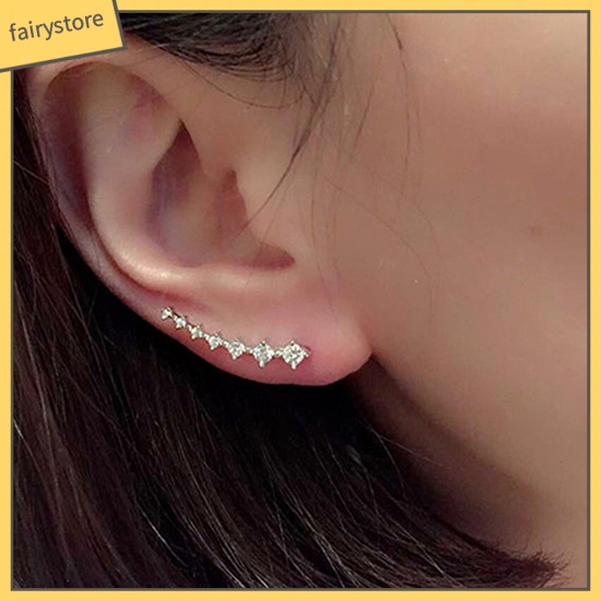Khuyên Tai Đính Đá Zircon Thời Trang Cho Nữ