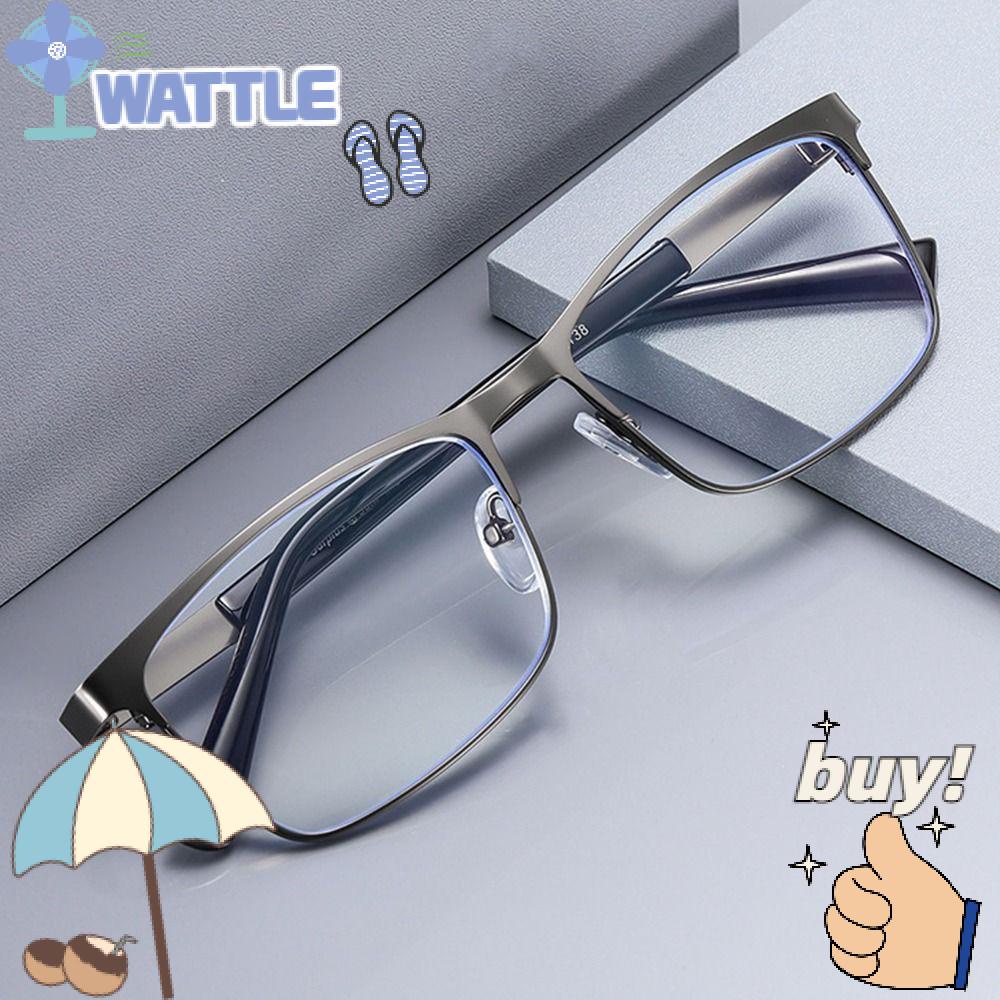 Kính Đọc Sách Gọng Kim Loại Đơn Giản Chống Ánh Sáng Xanh Thời Trang