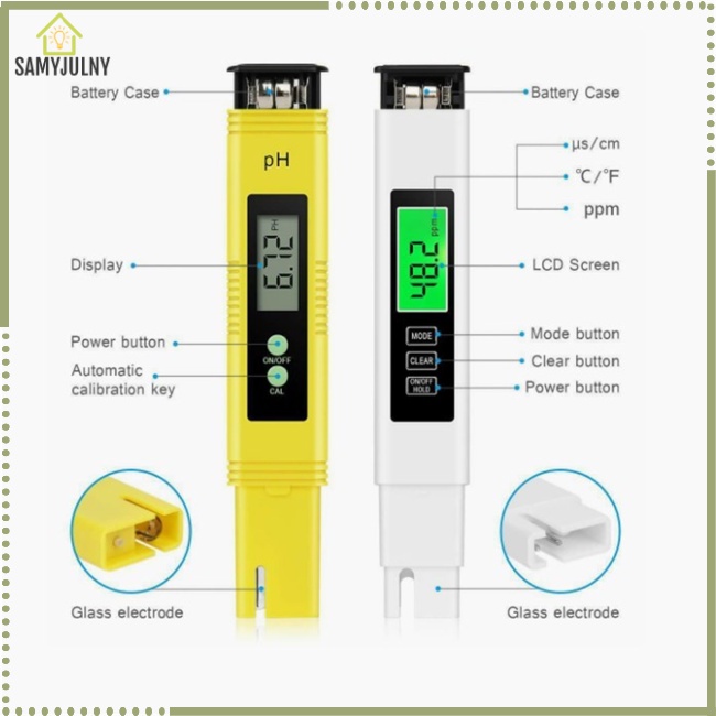 Máy Đo Độ Ph Kỹ Thuật Số 0-9999 Ppm Cho Hồ Bơi