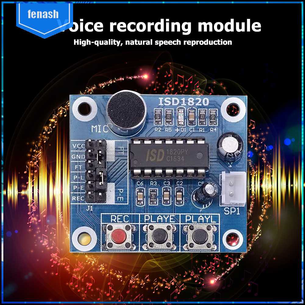 Mô Đun Ghi Âm Chuyên Nghiệp ISD1820 DC 3-5V