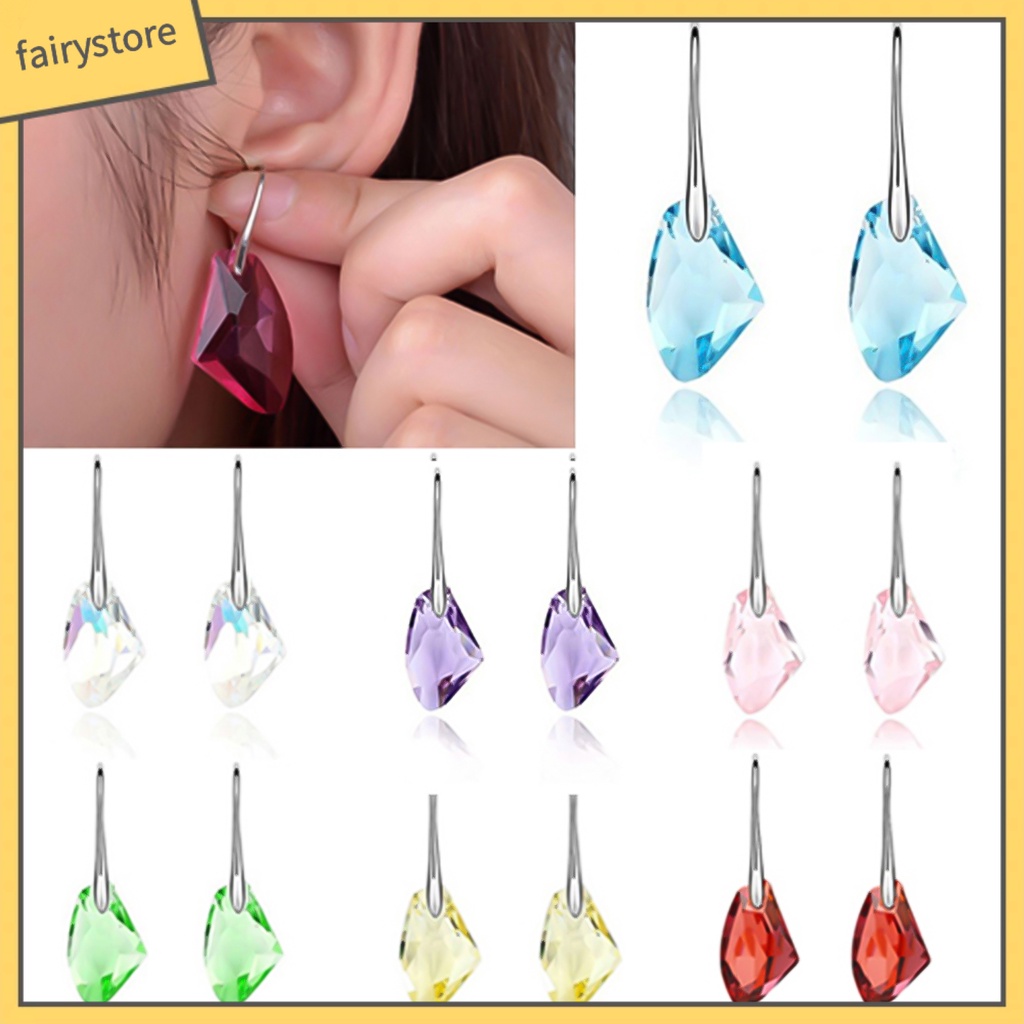 Bông Tai Đính Đá Thời Trang Dự Tiệc Cho Nữ