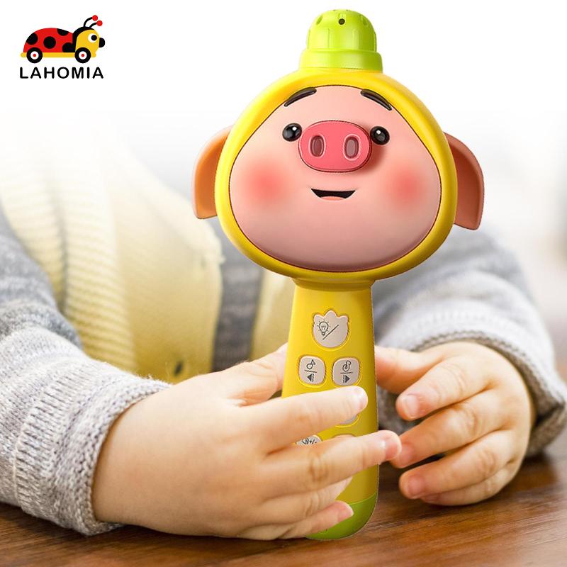 LAHOMIA Đồ chơi Micro Bluetooth Tích Hợp Loa Hát Dành Mic hát cho bé