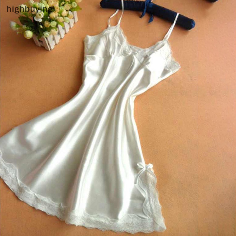 Đầm Ngủ Phối Ren Cổ Chữ V Sâu Plus Size Quyến Rũ Cho Nữ