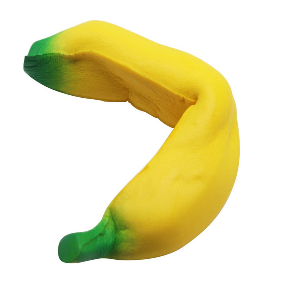 =Christmas=Simulated Banana Shape Slow Rising Toy Kid &amp; Adult Relieves Stress Anxiety Toy