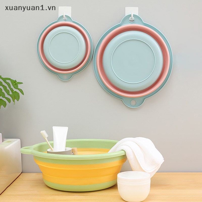 Chậu Rửa Mặt Cỡ Lớn Có Thể Gấp Gọn Tiện Dụng Cho Học Sinh