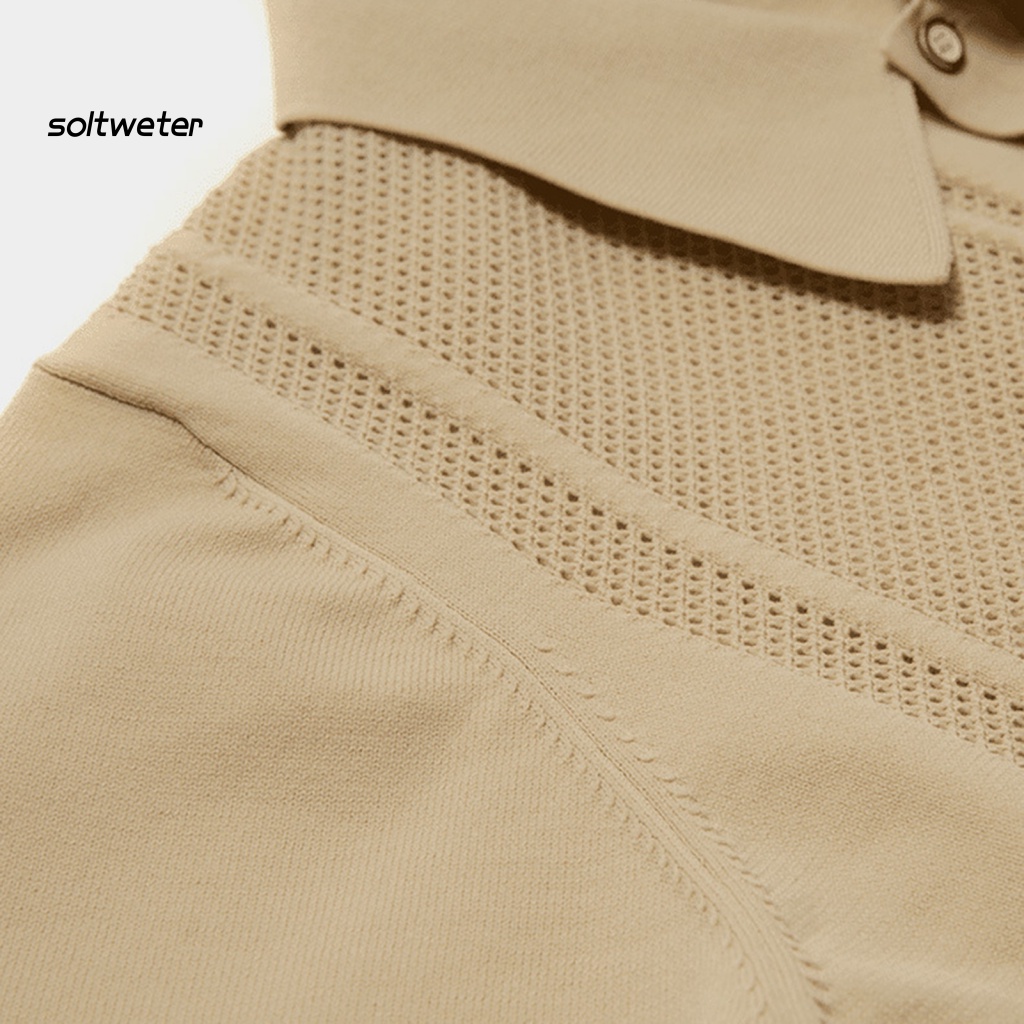 Áo Sơ Mi Tay Ngắn Cổ Bẻ Màu Trơn Thoải Mái Thời Trang Mùa Hè Cho Nam