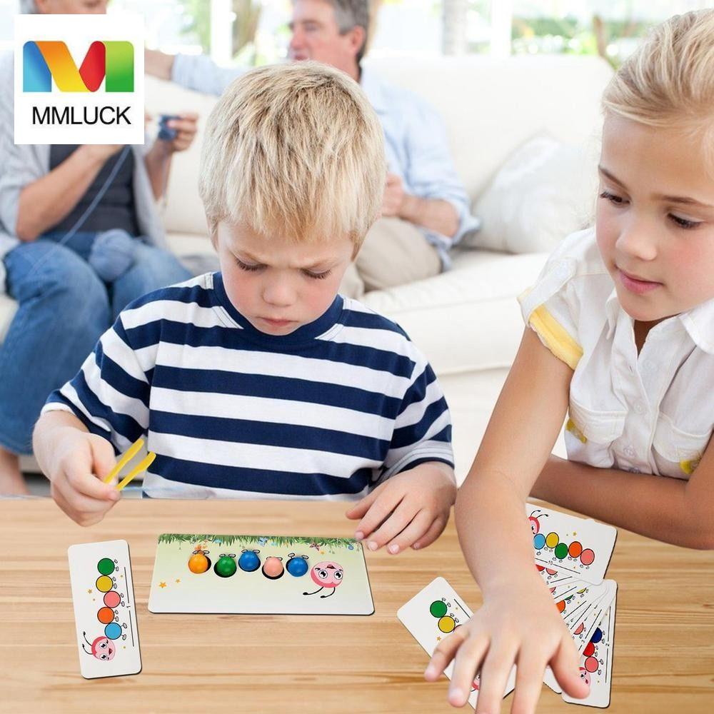 Đồ Chơi Bảng Kẹp Hình Sâu Bướm Hoạt Hình Nhận Biết Montessori Đáng Yêu Cho Trẻ Em