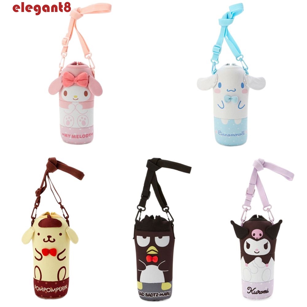 Túi Đựng Bình Nước Đeo Chéo Thanh Lịch Hình Hello Kitty Cún Purin Cinnamoroll Dễ Thương Dùng Làm Quà Tặng Cho Bé Giá Đỡ