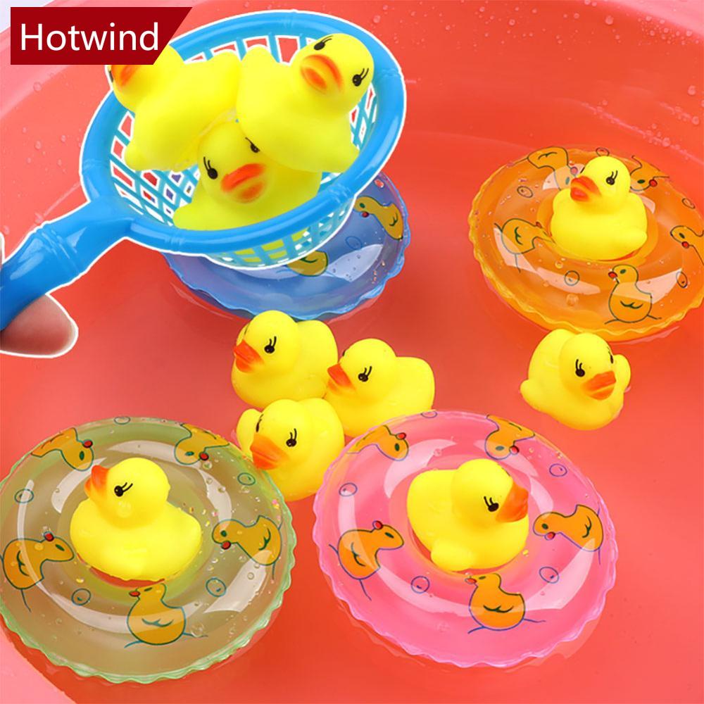 Bộ 5 Vịt Cao Su Đồ Chơi Mini Cho Bé N8V3