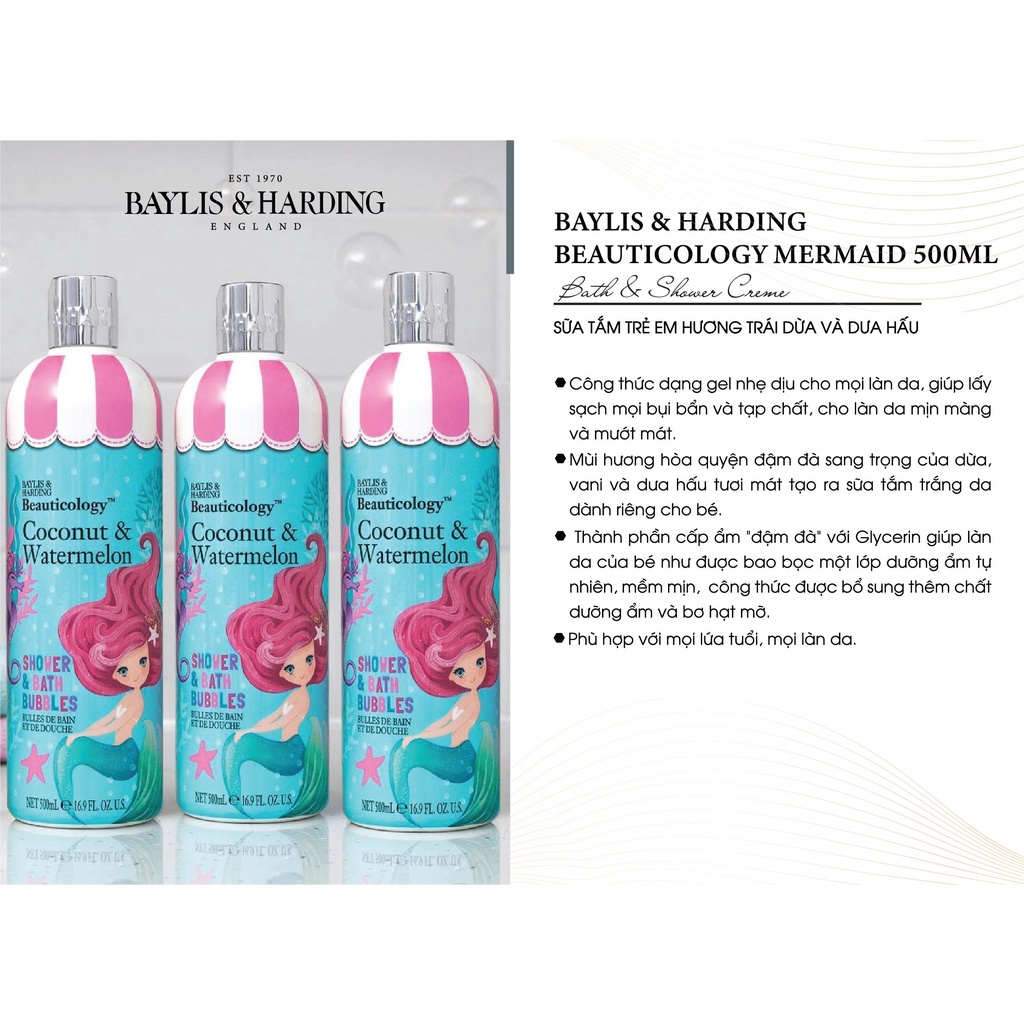 Sữa tắm cao cấp Baylis & Harding Body Wash 500ml