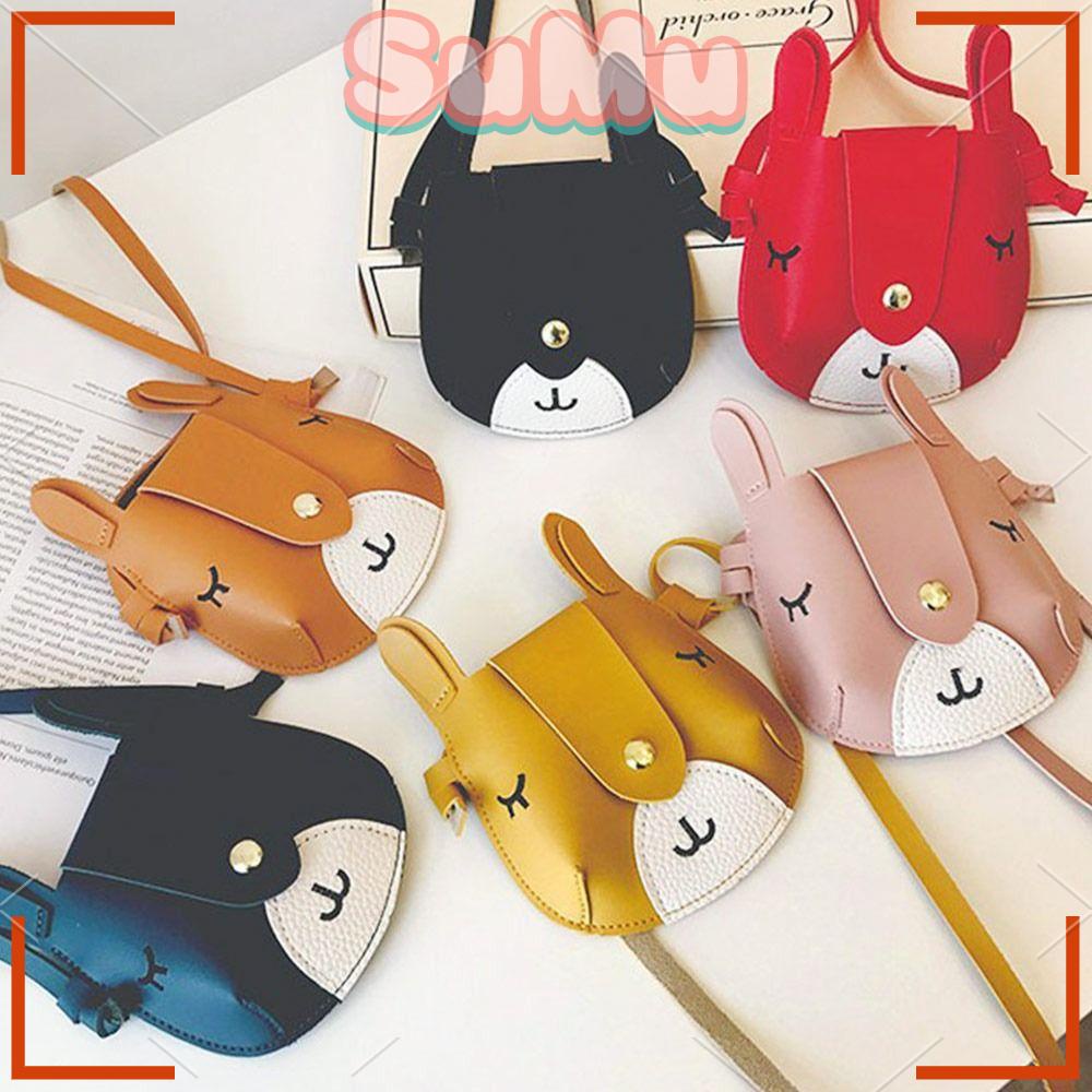 SUMU Túi Đeo Vai Da PU HìNh CúN Dễ Thương Cho Nữ