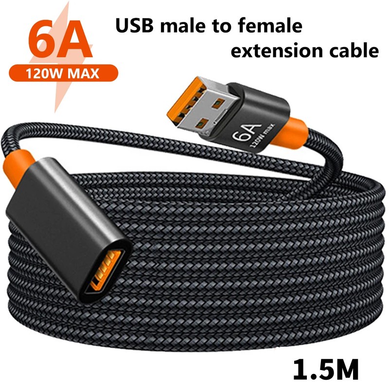 Cáp nối dài Mipan dây bện nylon tốc độ cao USB 3.0 1.5m cho cáp máy ảnh TV