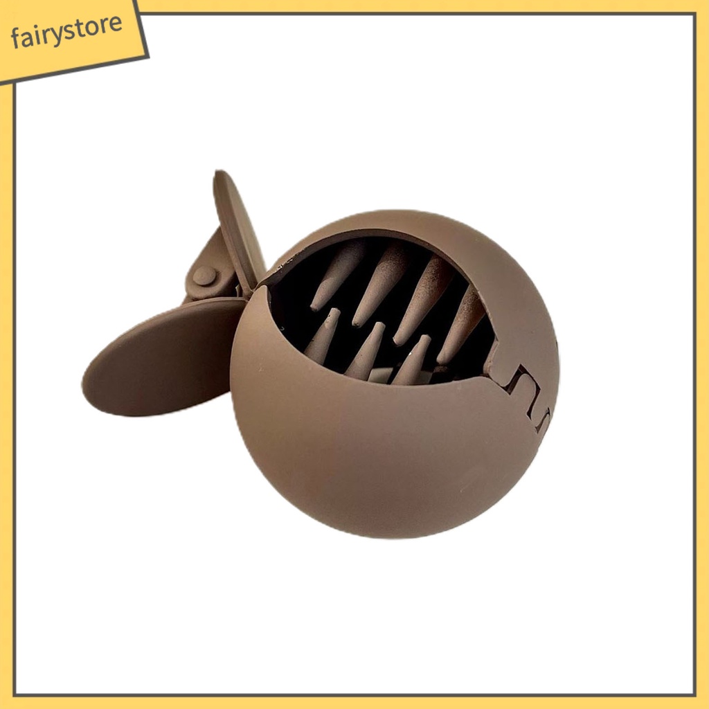 Kẹp Tóc Đuôi Ngựa Dạng Nhám Màu Trơn Chống Trượt