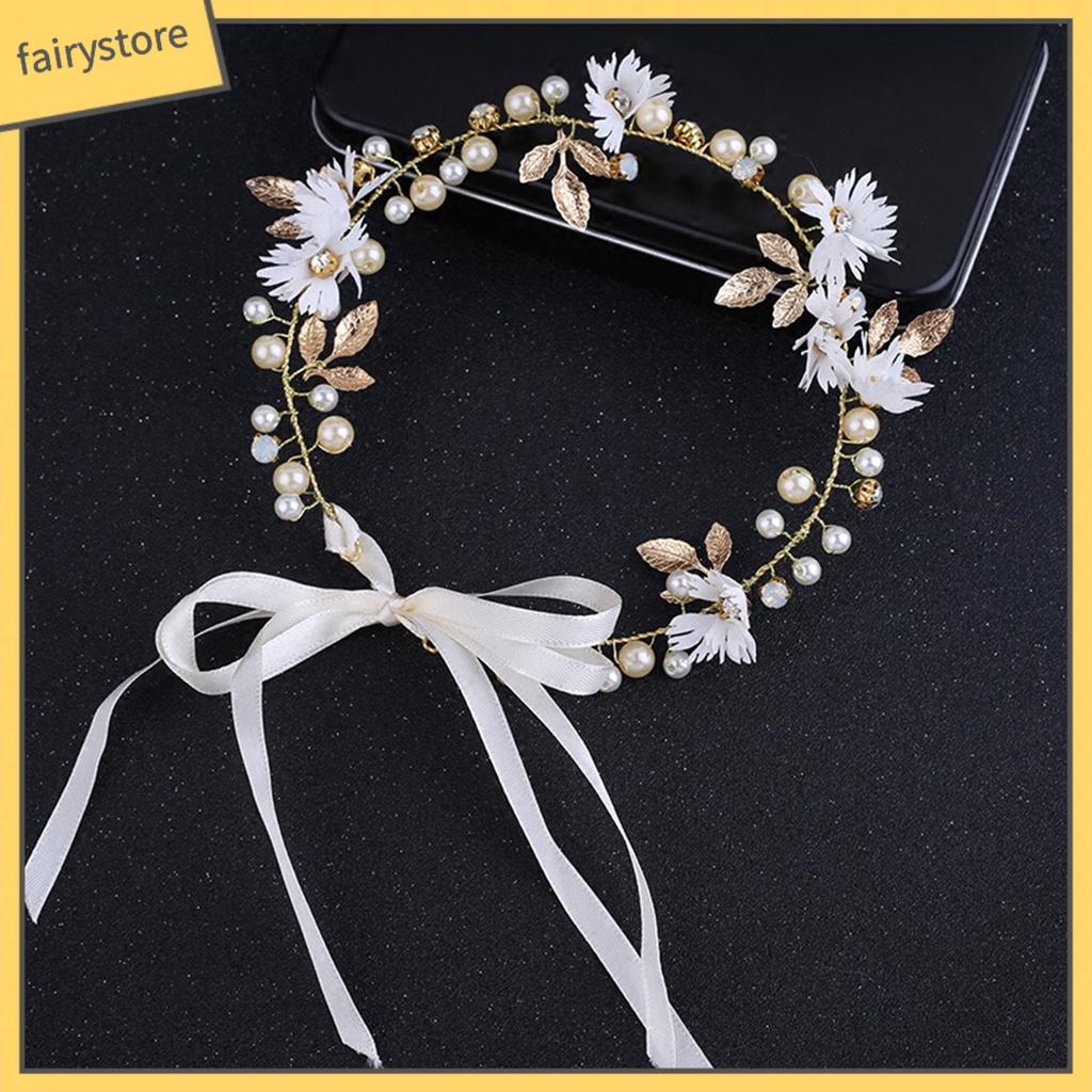 Băng Đô Cài Tóc Bằng Vải Họa Tiết Hoa Tinh Tế Thời Trang Cho Nữ