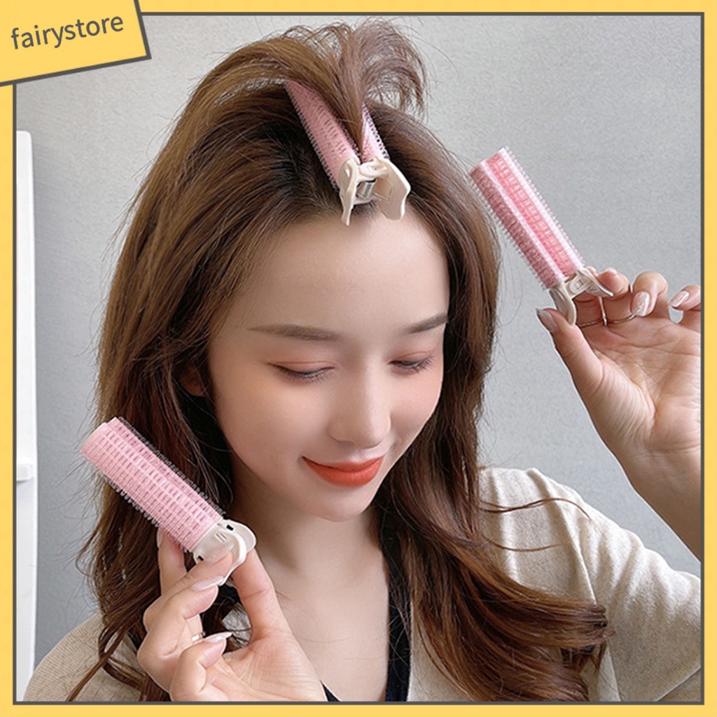 Bộ 2 Kẹp Tóc Không Dùng Nhiệt Không Để Lại Dấu Vết Tạo Kiểu Tóc DIY