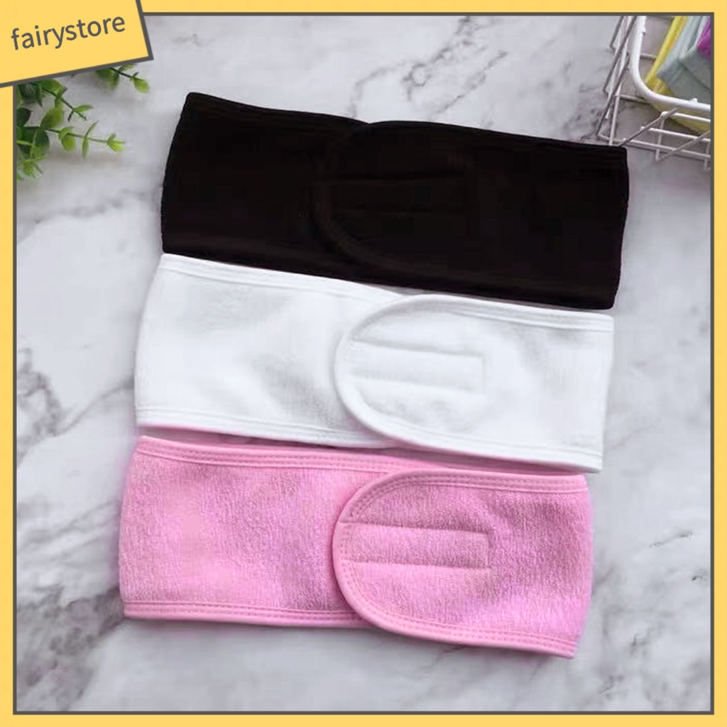 Băng Đô Vải Nỉ Màu Trơn Thấm Hút Mồ Hôi Tốt