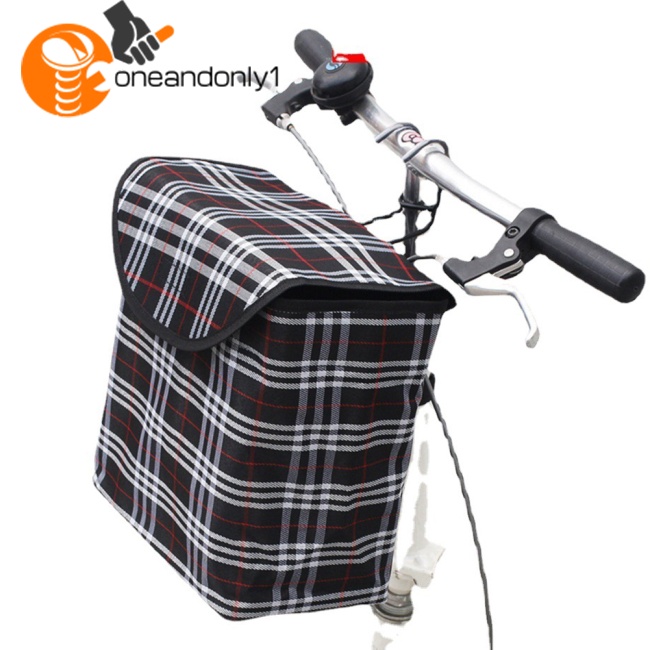 Giỏ Xe Đạp Chất Liệu Canvas Dày Dặn Chống Thấm Nước Kích Thước 28cmx26cmx16cm