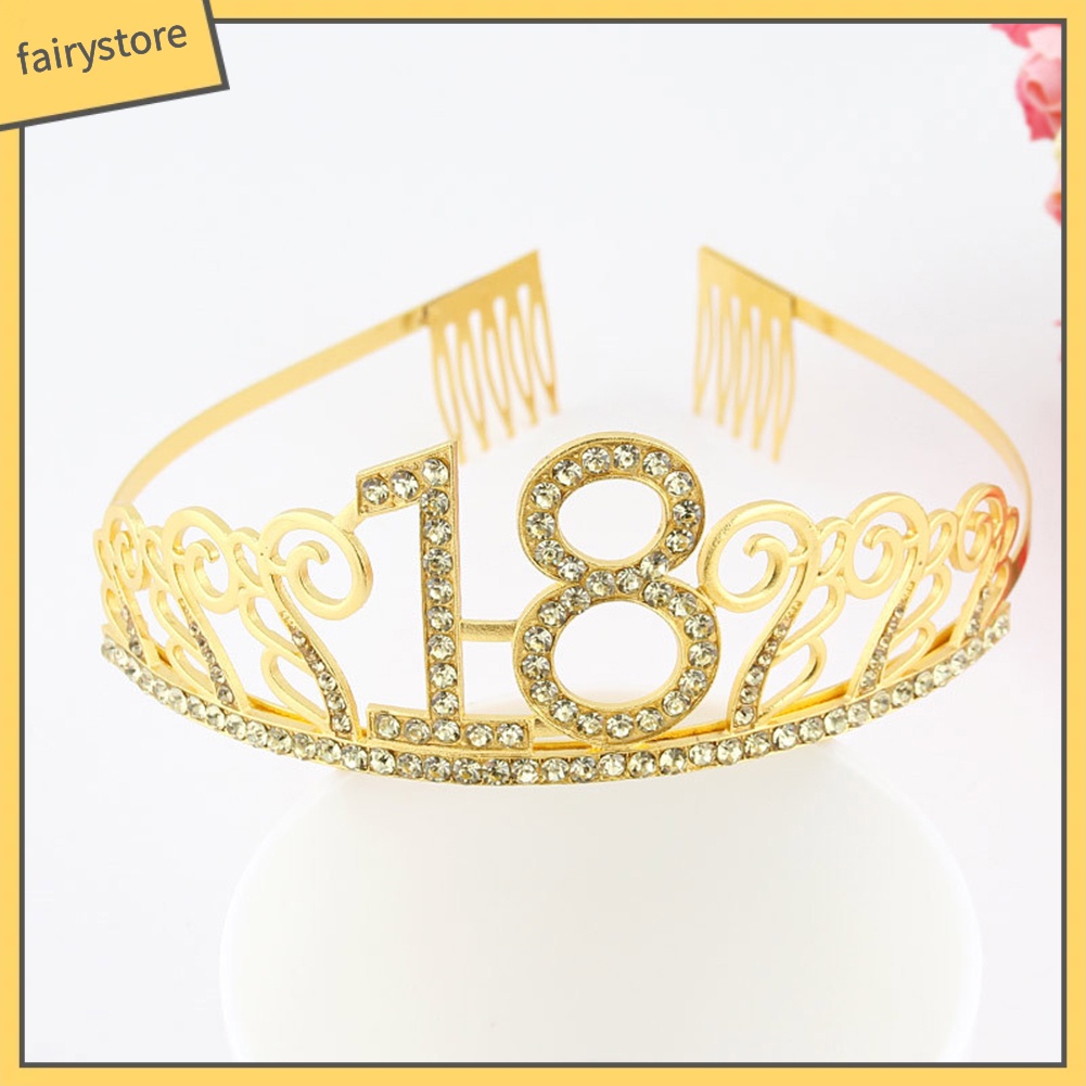 Cài Tóc Vương Miện Đính Đá Lấp Lánh Thời Trang 10 / 18 / 21 / 30 / 40 / 50