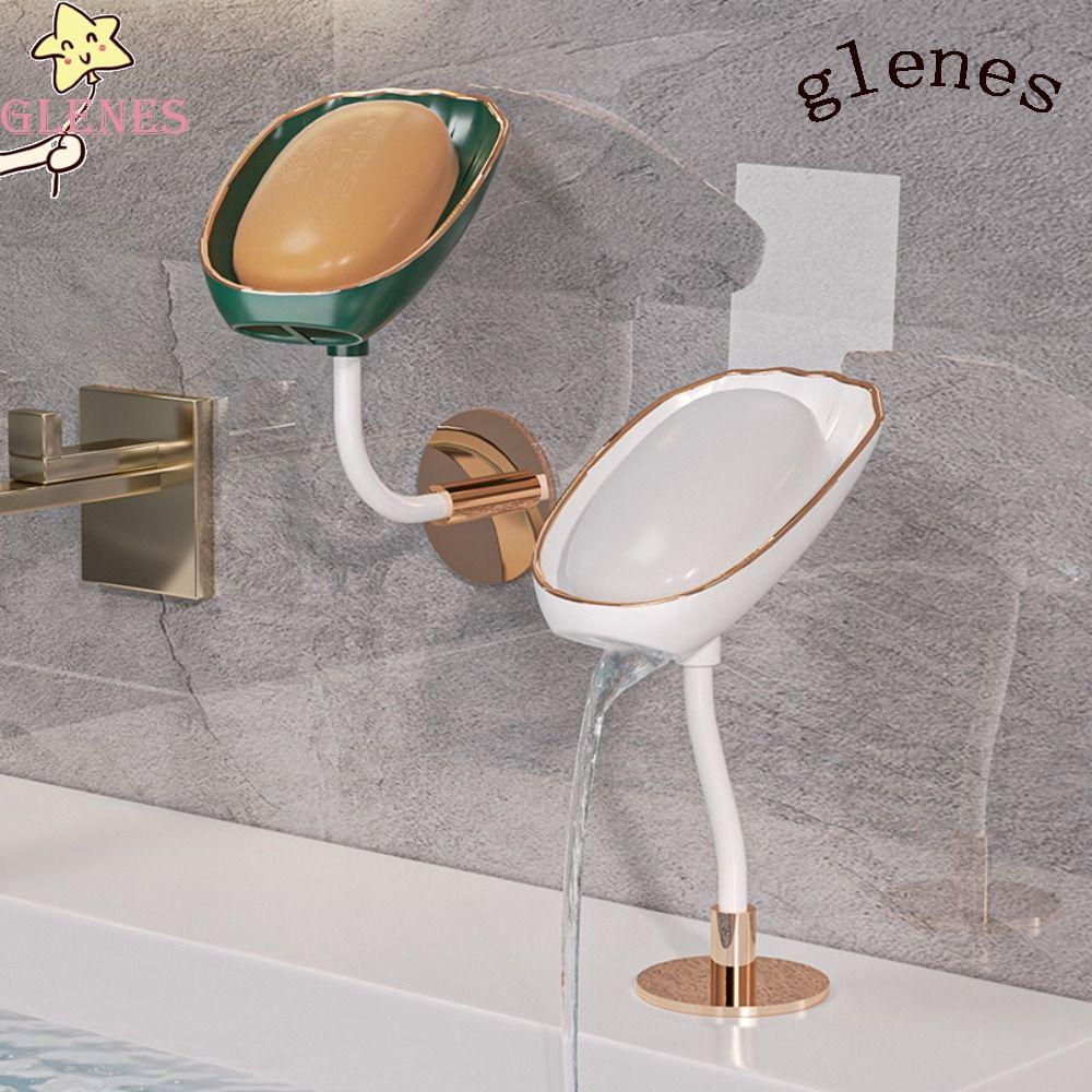 Khay Đựng Xà Phòng Gắn Tường Không Đục Lỗ Thoát Nước Siêu Bền Tiện Dụng