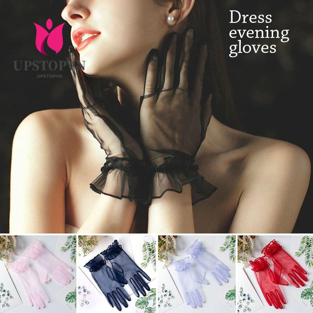 1 Đôi Găng Tay Ren Thời Trang Cho Cô Dâu