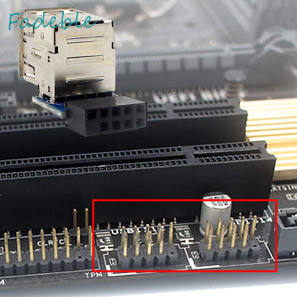 Đầu Nối Bo Mạch Chủ Cổng Usb 2.0 9Pin / 10P