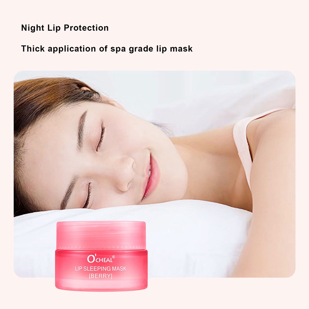 1 Mặt Nạ Môi tl Dưỡng Ẩm Chống Lão Hóa Ban Đêm Phục Hồi Da Môi