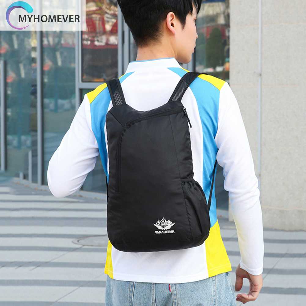 Ba Lô Nylon Sức Chứa Lớn Có Thể Gấp Gọn Tiện Dụng Cho Văn Phòng / Du