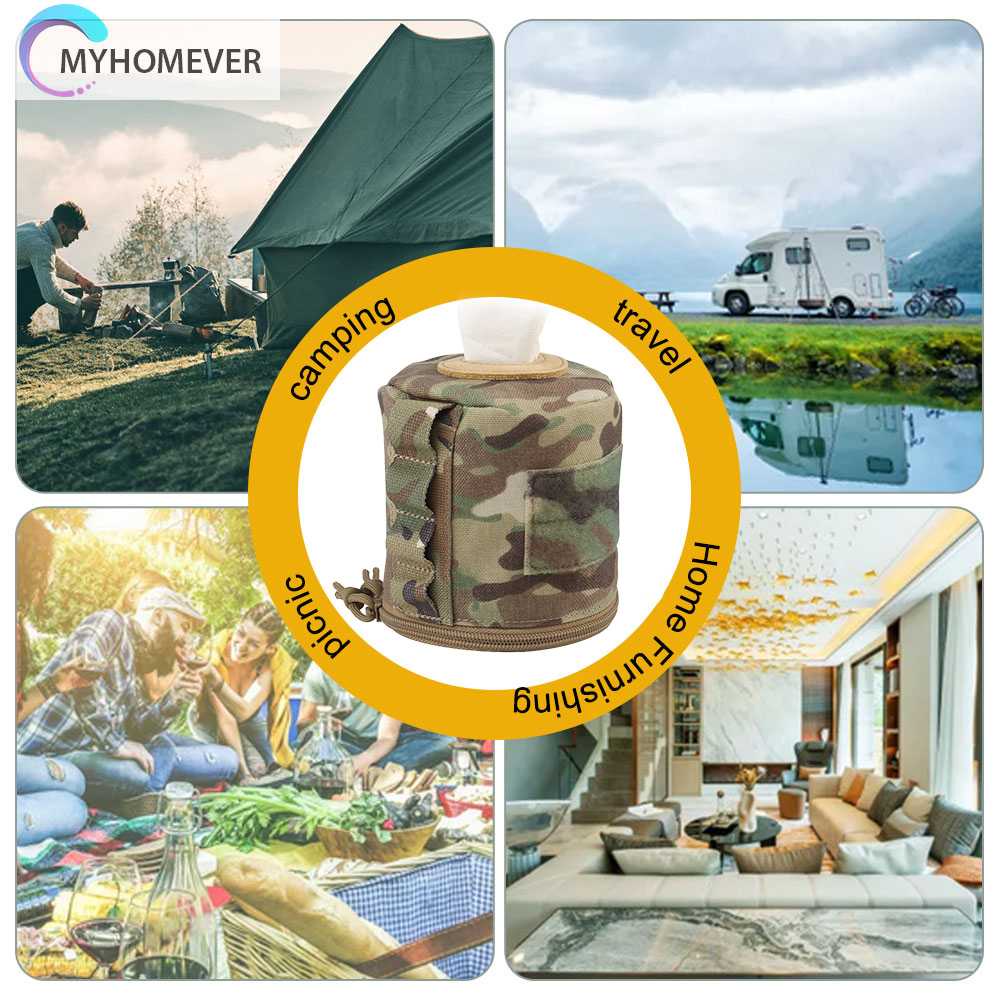 Giá Đỡ Cuộn Khăn Giấy Tiện Lợi Cắm Trại Ngoài Trời