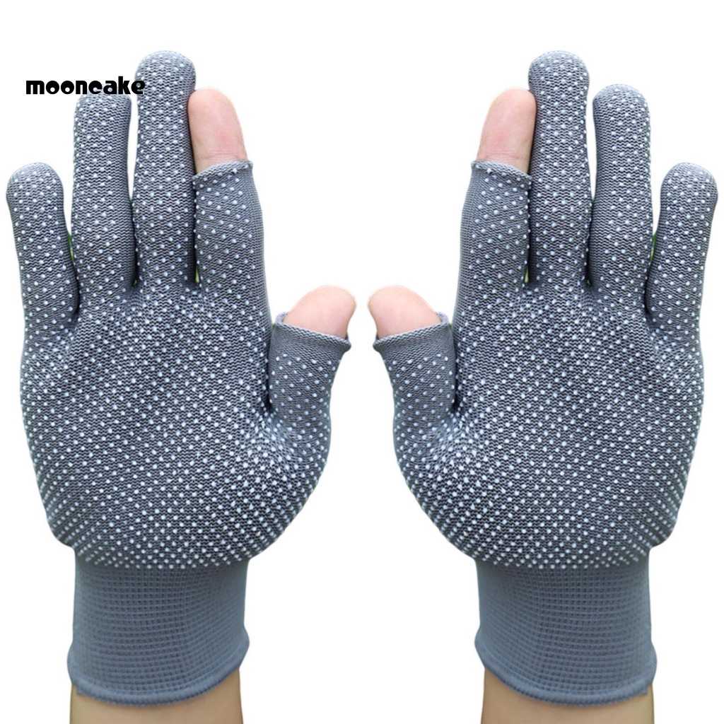 1 Đôi Găng Tay Chạy Xe Đạp / Tập Thể Hình Hạt 3D Thấm Hút Mồ Hôi