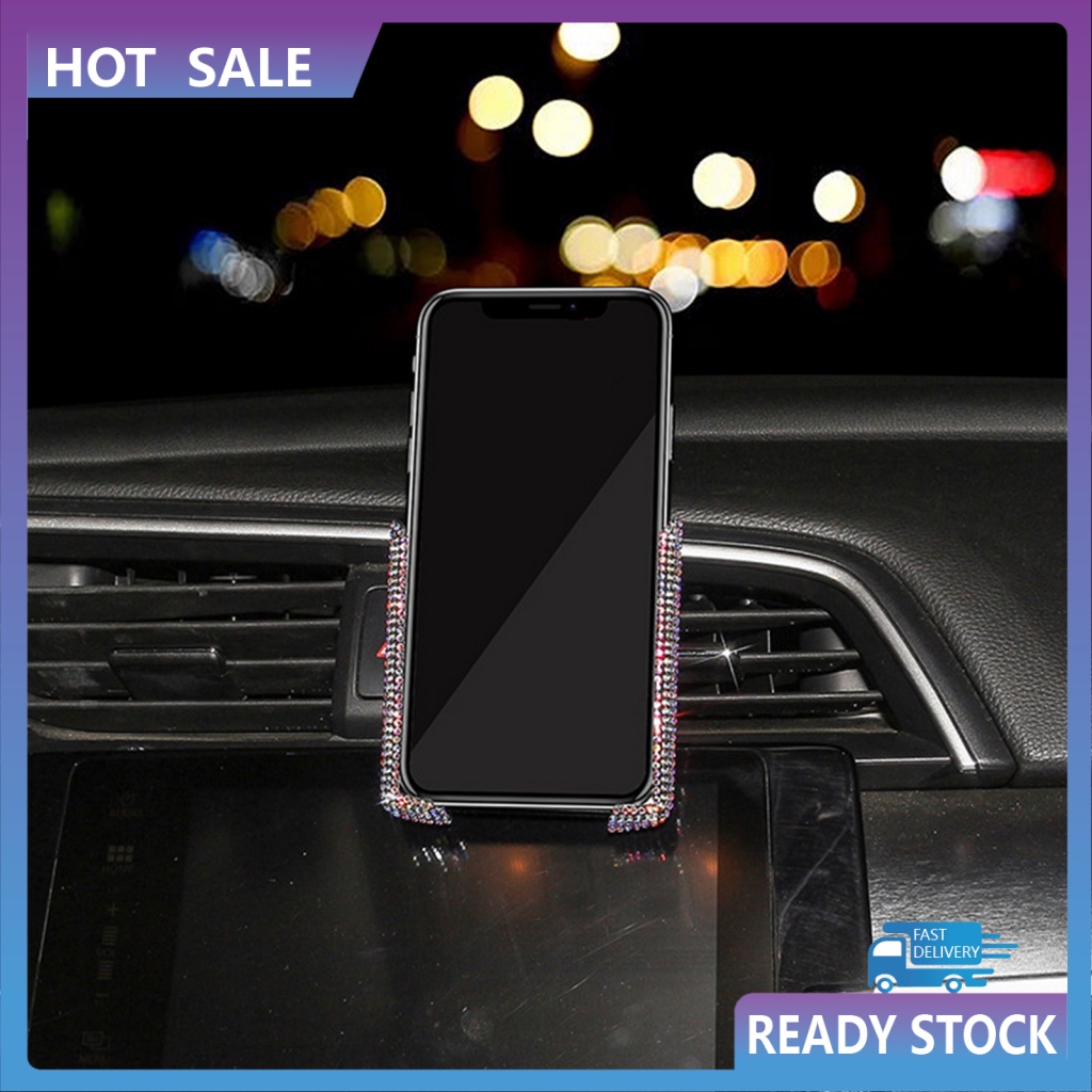 Giá Đỡ Điện Thoại Gọn Nhẹ Gắn Khe Điều Hòa Xe Hơi Chống Trầy Xước