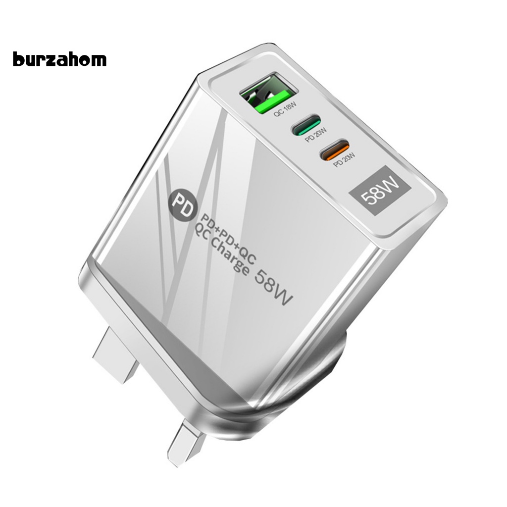 Ổ Cắm Sạc Nhanh Với 3 Cổng USB / Type-C Tiện Dụng