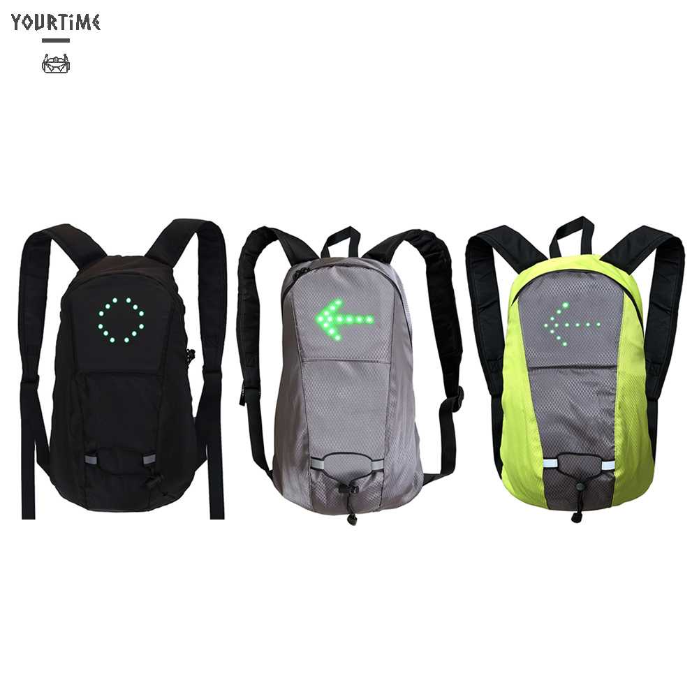 Ba Lô Đạp Xe Có Đèn LED Hiển Thị An Toàn