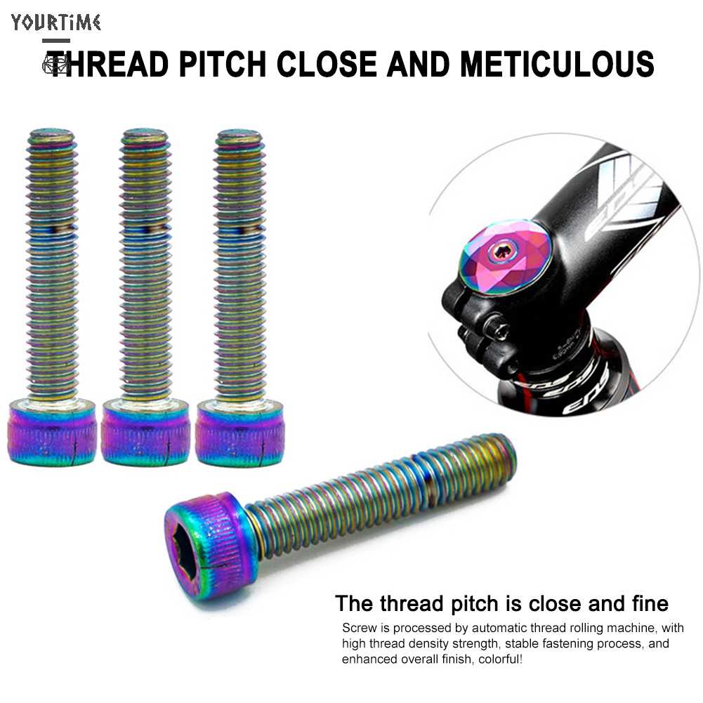 Set 2 Nắp Đậy Ốc Vít M6 30mm Chuyên Dụng Dành Cho Phuộc Trước Xe Đạp