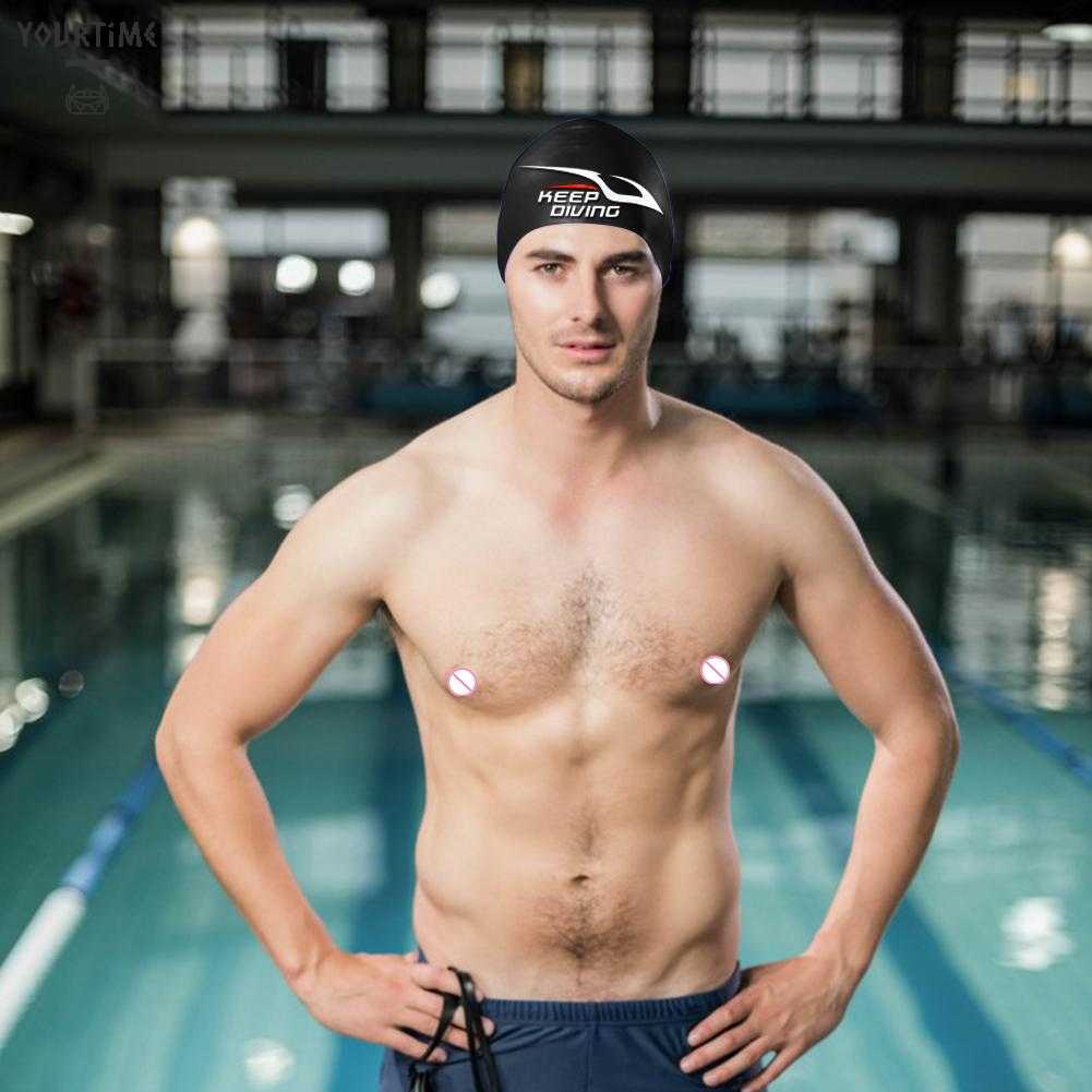 Mũ Bơi Silicone Chống Thấm Nước Cho Nam Và Nữ
